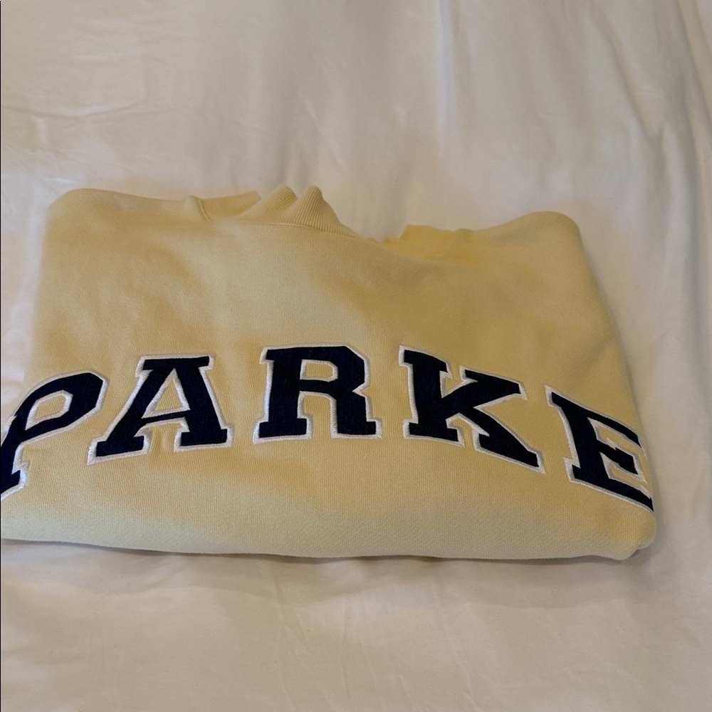 Parker Women's Soft Yellow Sweatshirt Size S/M
